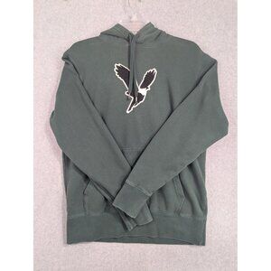 American Eagle Hoodie Mens Small Pullover Embroidered Flying Eagle Sweatshirt